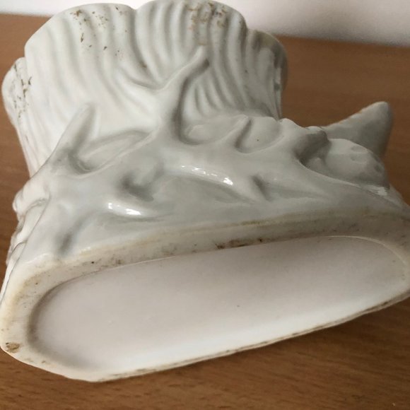 2 porcelain goose geese planters small decoration - Picture 4 of 9